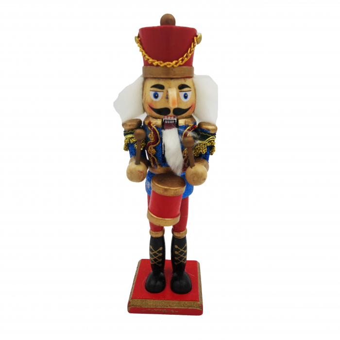Soldatel din lemn, model Spargator de nuci,albastru, 20 cm [1]
