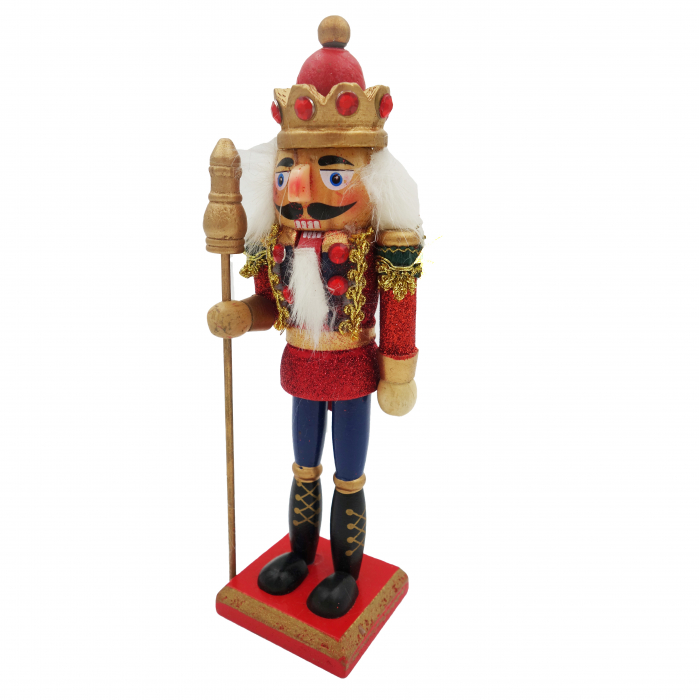 Soldatel din lemn, model Spargator de nuci, rosu, 20 cm [2]