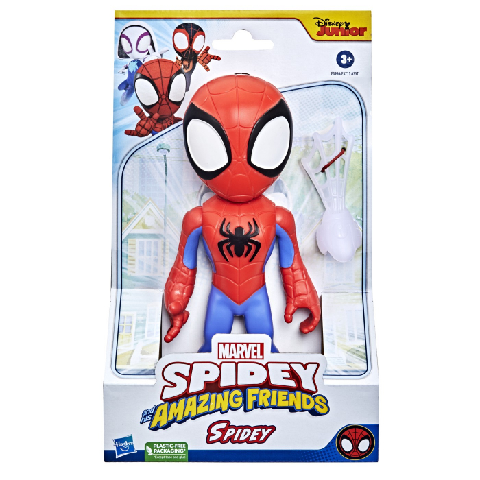 Spidey si prietenii sai uimitori, mega figurina Spidey, cu panza, 22 cm [2]
