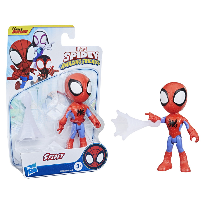 Spidey si prietenii sai uimitori, figurina Spidey, cu panza, 10 cm [4]