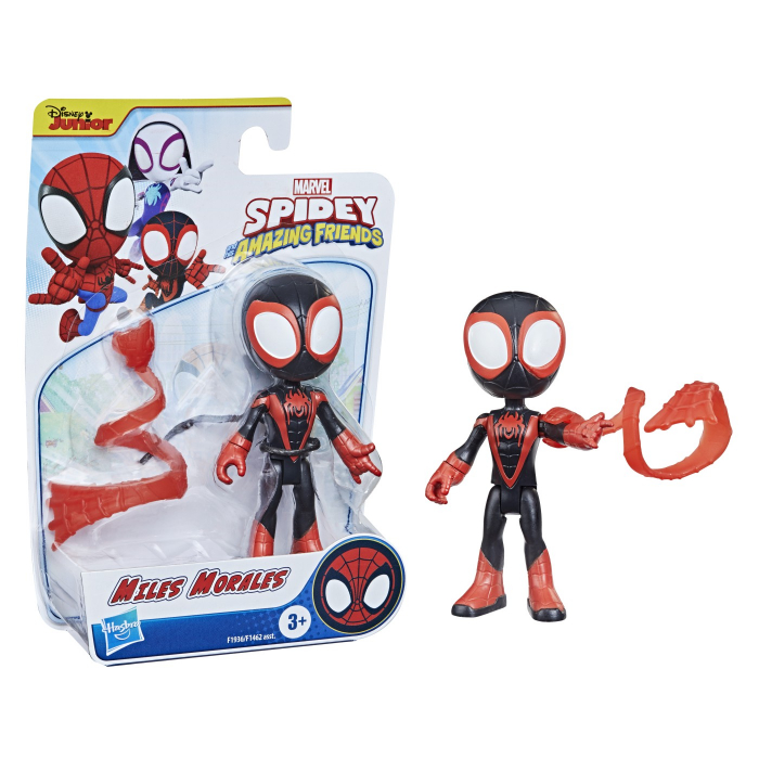Spidey si prietenii sai uimitori, figurina Miles Morales, cu panza, 10 cm [1]