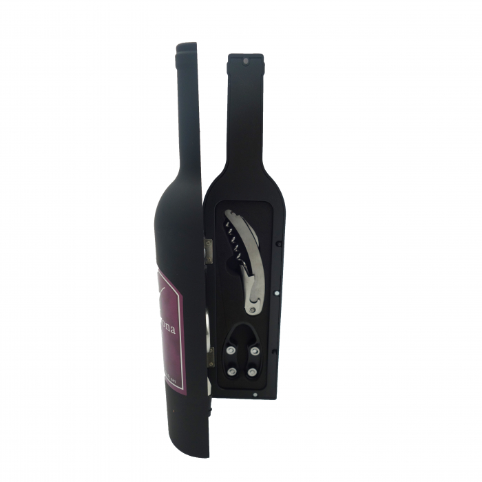 Sticla decorativa cu 5 ustensile pentru vin, 33 cm [6]