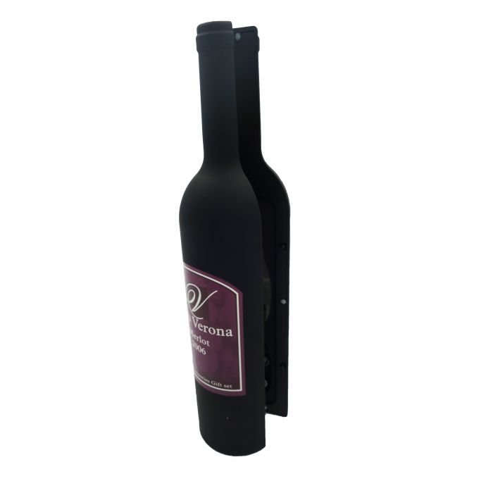Sticla decorativa cu 5 ustensile pentru vin, 33 cm [7]