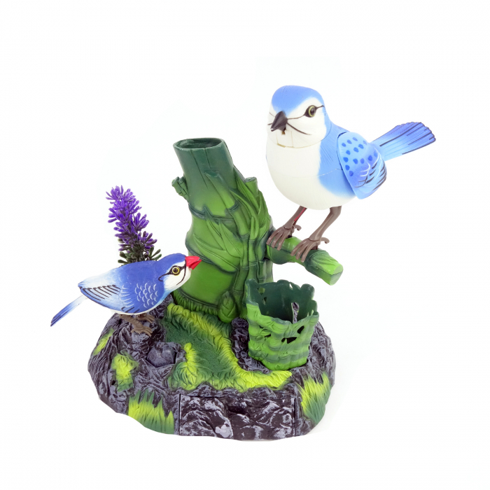 Suport de pixuri, model pereche de pasari, 15 cm [2]