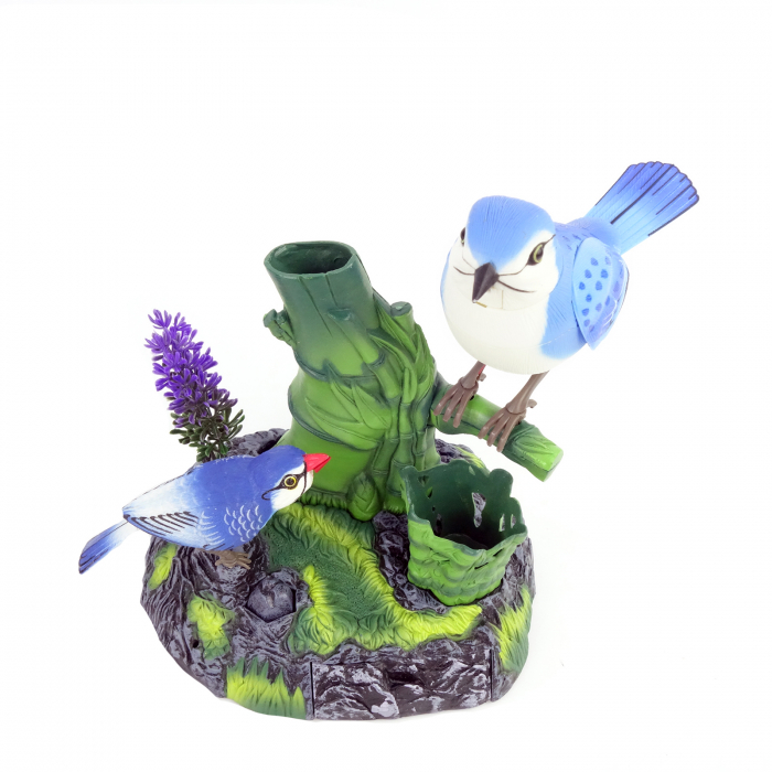Suport de pixuri, model pereche de pasari, 15 cm [1]