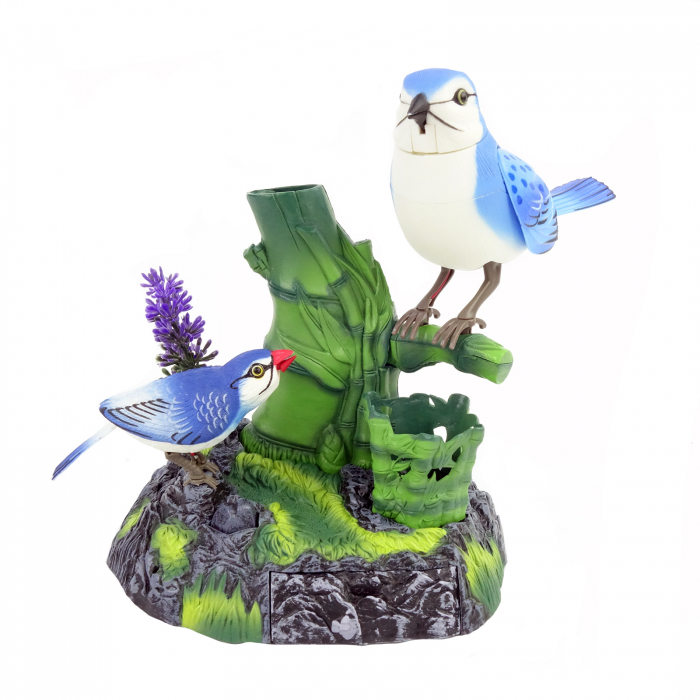 Suport de pixuri, model pereche de pasari, 15 cm [3]