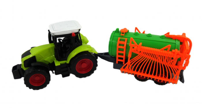 Tractor mecanic cu cisternă, detalii realiste, 35 cm [1]