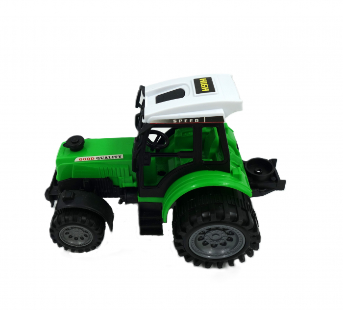 Tractor mecanic, realist, cu combină, un balot inclus, 44 cm [2]