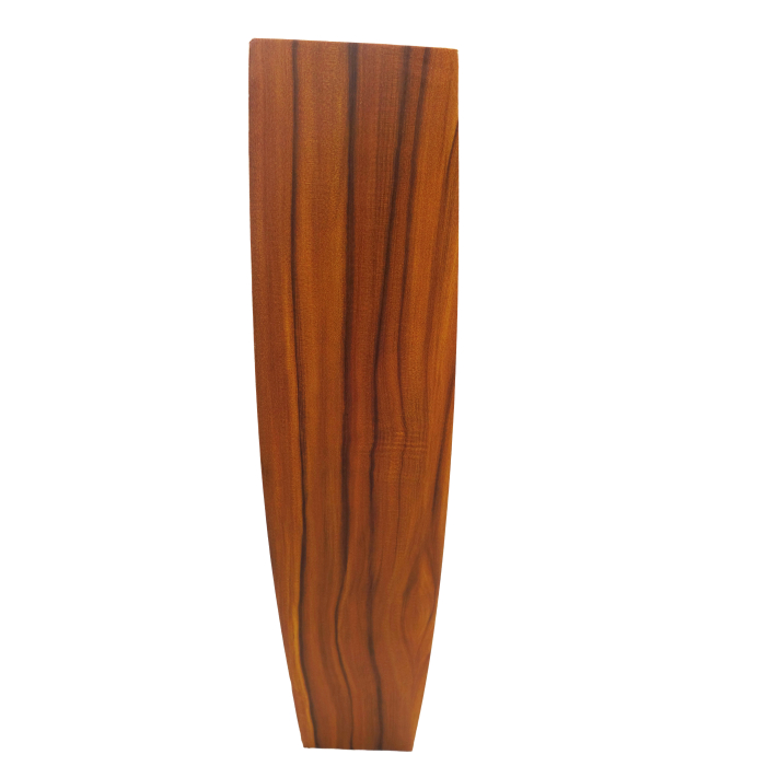 Vază decorativă din MDF, model lemn natural, culoare inchisa, 58 cm [4]