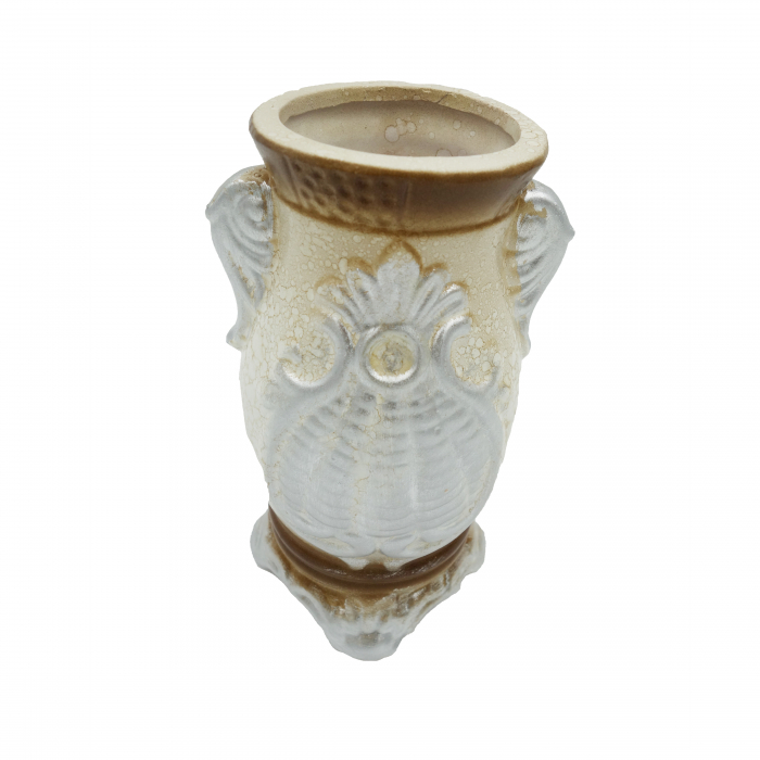 Vază pentru flori, din ceramica, model cu toarte, 20 cm [4]