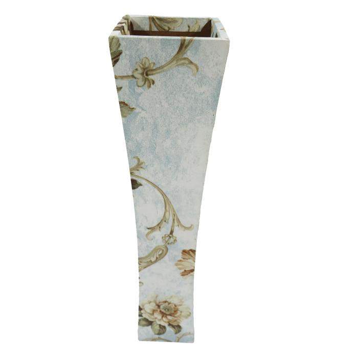 Vază pentru flori, din MDF, 58 cm, crem [3]