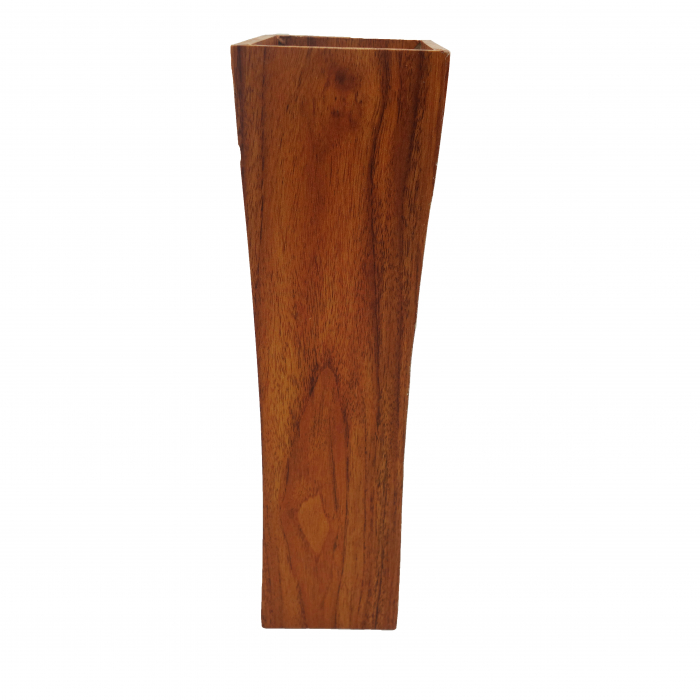 Vază pentru flori, din MDF, 40 cm, maro [1]