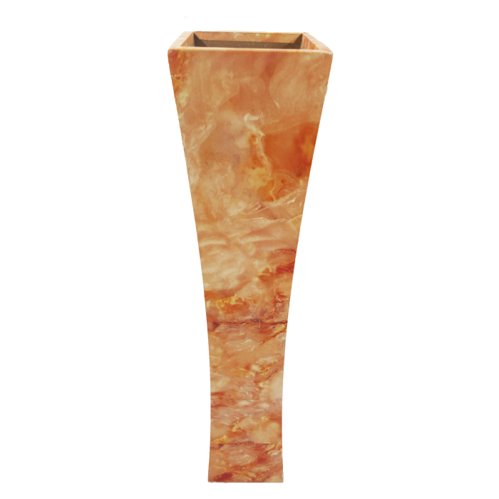 Vază pentru flori, din MDF, 58 cm, portocaliu [7]