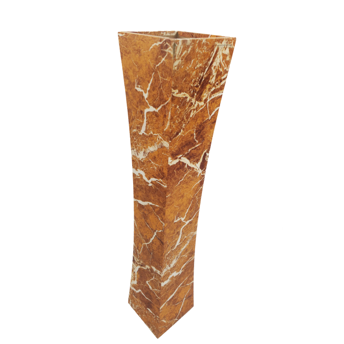 Vază pentru flori, din MDF, 58 cm, maro-portocaliu [5]