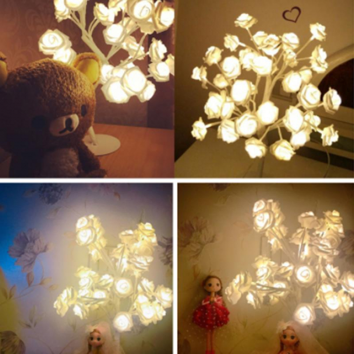 Veioza in forma de copacel, cu lumina calda, 40 cm [5]