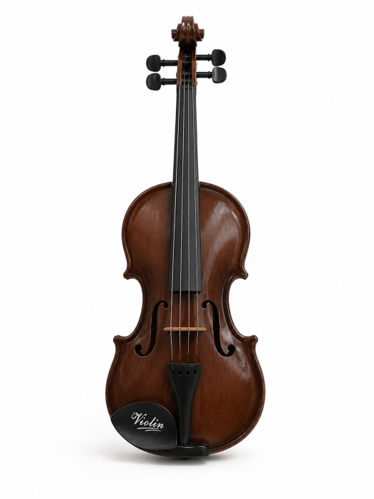 Vioară pentru Copii 50 cm cu Arcuș Inclus, Instrument Muzical de Jucărie, 8+ Ani [2]