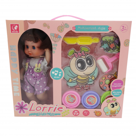 Set papusa cu plastilina, 25 cm [1]