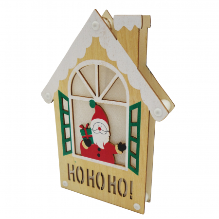 Felinar decorativ in forma de casuta, 20 cm [1]