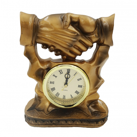 Statuieta din rasina cu ceas, model maini, 25 cm [4]