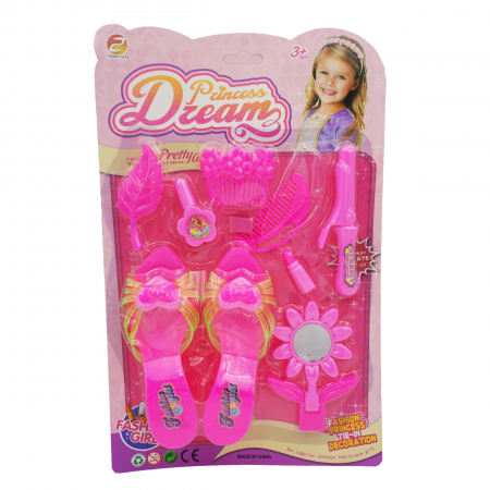Jucarii de rol - Set frumusete fetite 6 piese, pvc
