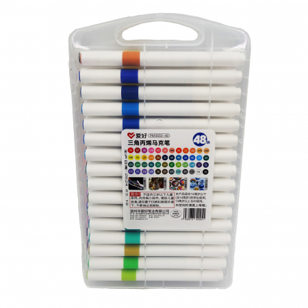Set de carioci cu vârf tip pensulă, 48 culori [1]