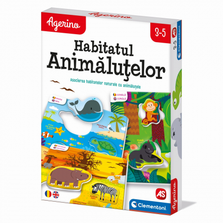 Joc educativ Habitatul Animalelor, Agerino, 3-6 ani [3]