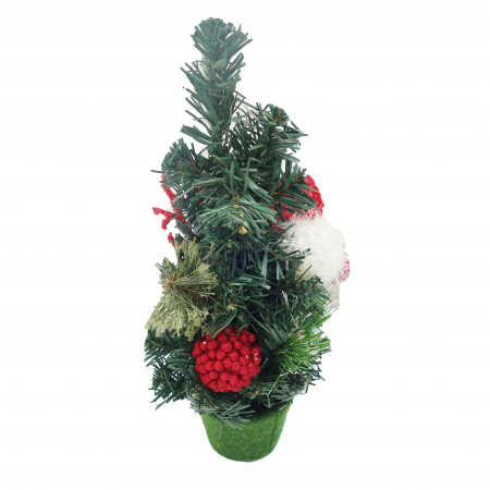 Brad decorativ cu craciunita, 30 cm [3]