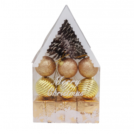 Set 12 globuri in cutiuta decorativa, 5 cm/bucata [1]