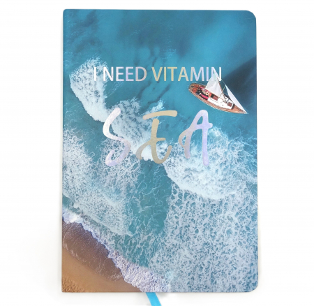 Agenda hardcover, model valuri, 96 pagini [6]