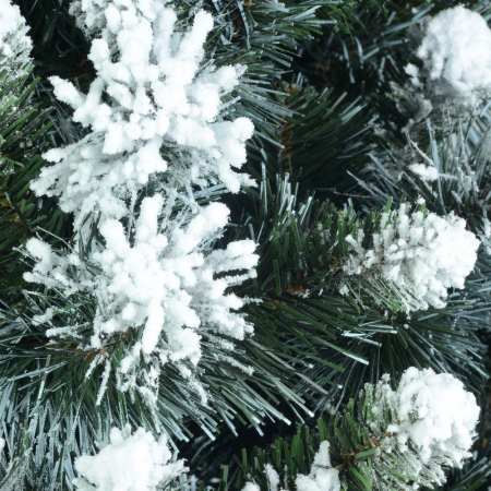 Brad artificial Anna cu varfuri albe, 220 cm [1]