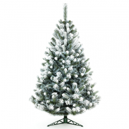 Brazi artificiali - Brad artificial Anna cu varfuri albe, 180 cm