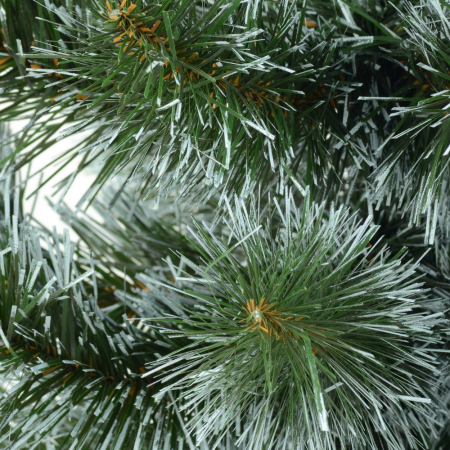 Brad artificial Sosna Biale Konce, verde cu alb, 250 cm [1]