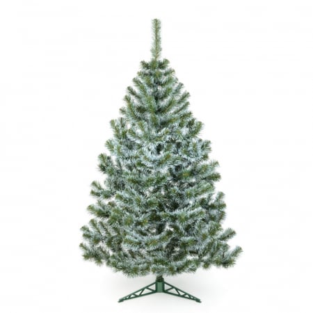 Brazi artificiali - Brad artificial Sosna Biale Konce, verde cu alb, 180 cm