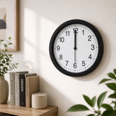 Ceasuri - Ceas de Perete 20 cm cu Mecanism Silențios | Design Clasic
