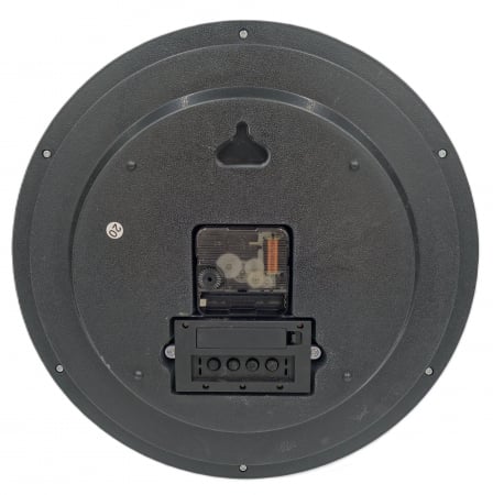 Ceas de perete modern cu cifre arabe și ceas digital, rama aurie, 30 cm [2]