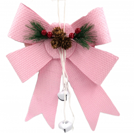 Fundiță decorativă roz, 25 cm [1]