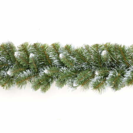 Ghirlanda Anna, verde cu varfuri albe, 260 cm [1]