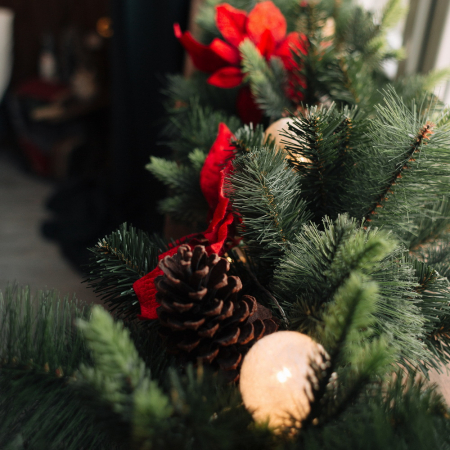 Ghirlanda Borys, verde, conuri, 260 cm [4]