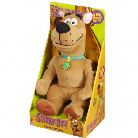 Jucarii - Jucărie de pluș vorbăreață Scooby-Doo – 35 cm, replici sonore, interactivă