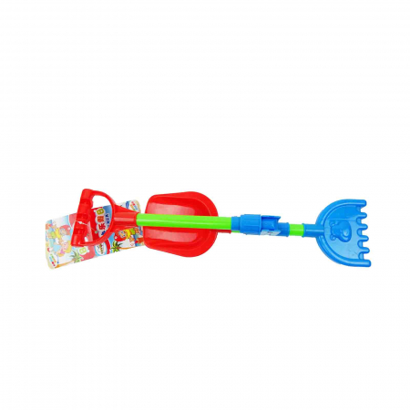 Lopatica si grebla, 2-in-1, pentru nisip, 44 cm [1]