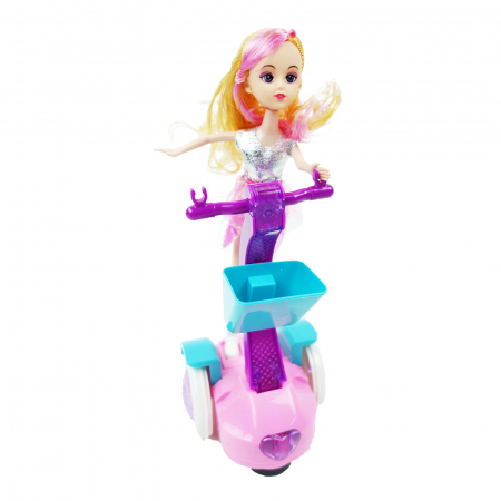 Papusa Barbie Balance, pe segway, cu sunete, luminite si dans, 29 cm [2]