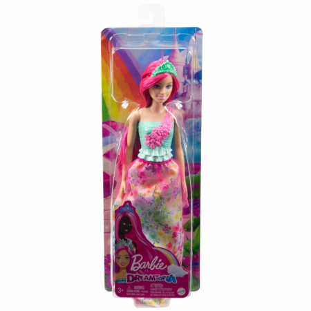 Papusa Barbie, printesa Dreamtopia, cu par roz [5]