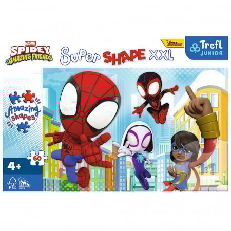 Puzzle Trefl, Primo Super Shape XXL, 60 piese, Spidey [2]