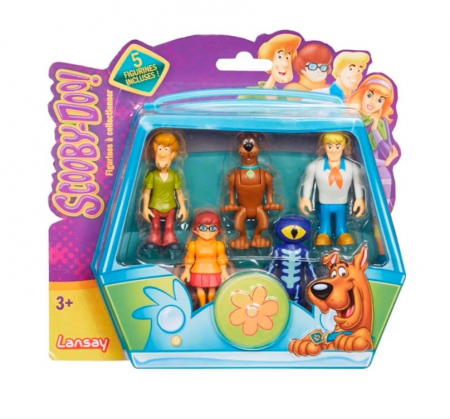 Set 5 Figurine Scooby-Doo – Personaje clasice, 7 cm, articulabile [1]
