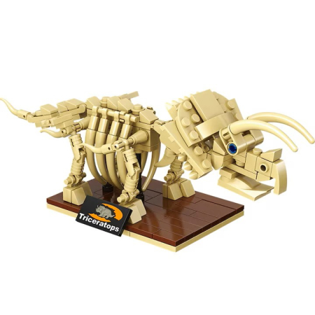 Set construcție schelet dinozaur,173 piese, Triceratops [1]