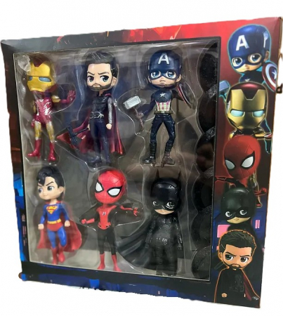 Set Figurine Supereroi, 6 personaje emblematice, pentru aventuri extraordinare! [2]