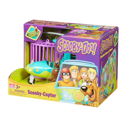 Jucarii - Set joacă Scooby cu elicopter– Scooby-Doo!