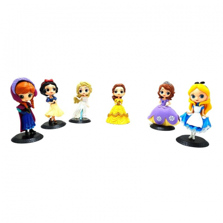 Set Păpuși Prințese – Magia Basmelor în 6 Figurine Fermecătoare Figurine de actiune - Set Păpuși Prințese – Magia Basmelor în 6 Figurine Fermecătoare