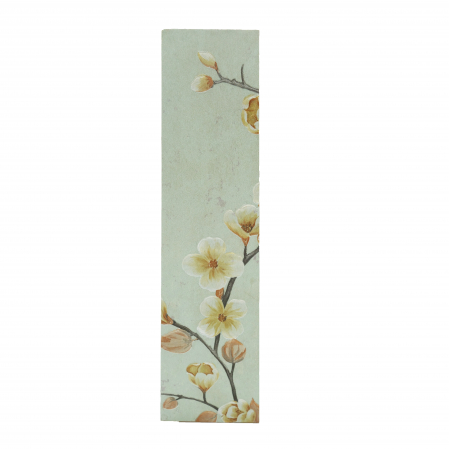 Vază pentru flori, din MDF, 40 cm, cu flori, albastru deschis [2]