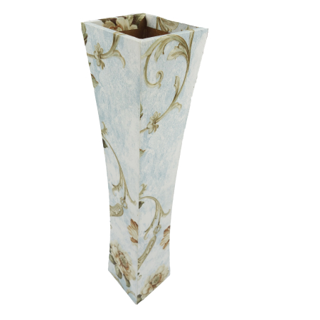 Vază pentru flori, din MDF, 58 cm, crem [3]